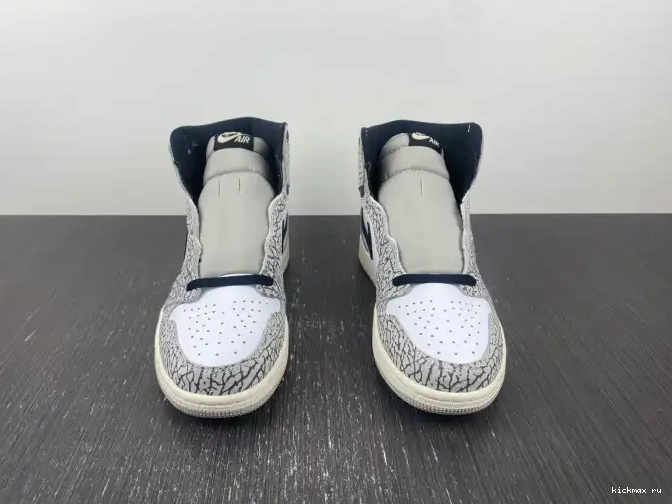 Cheap Kickmax Air High 1 Cement White DZ5485-052 Jordan OG 0509